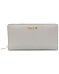 Gucci - Logo-Lettering Leather Wallet - Lyst