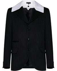 Comme des Garçons - Contrasting-Collar Jacket - Lyst