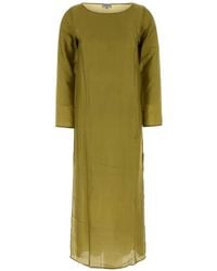 THE ROSE IBIZA - Mariana Silk Maxi Dress - Lyst