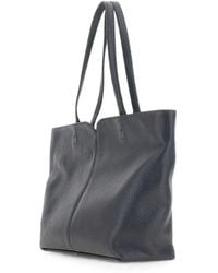 Gianni Chiarini - Large Sandra Grained Leather Shoulder Bag - Lyst