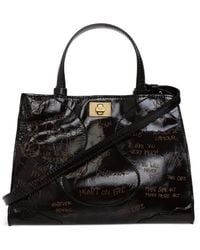 Zadig & Voltaire - Sac Cabas En Cuir À Imprimé Graffiti - Lyst