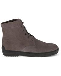 Tod's - Gommino Lace-Up Ankle Boots - Lyst
