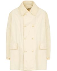Maison Margiela - Cotton Double-Breasted Jacket - Lyst