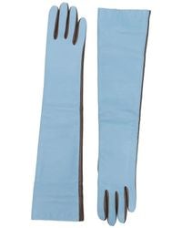 Frankie Shop - Veneto Bicolor Long Leather Gloves - Lyst