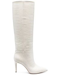 Paris Texas - 105mm Embossed Leather Knee-high Boots - Lyst