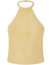 Pinko - ホルターネック スエードトップ - Lyst