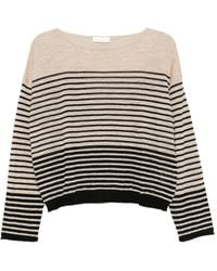 Roberto Collina - Striped Fine-Knit Sweater - Lyst