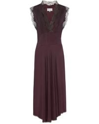 Maison Margiela - Silk Midi Dress - Lyst