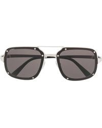 Cartier - Santos De Cartier Square-Frame Sunglasses - Lyst
