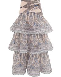Zimmermann - ティアード マキシスカート - Lyst