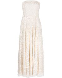 Needle & Thread スパンコール ドレス - ホワイト