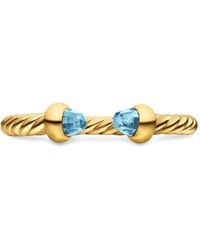 David Yurman - Micro Cablespira Flex Open Ring - Lyst
