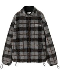 Miu Miu - Teddy Checked Jacket - Lyst