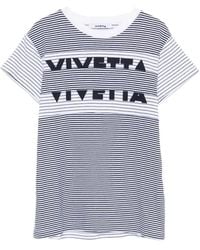Vivetta - Striped T-Shirt - Lyst