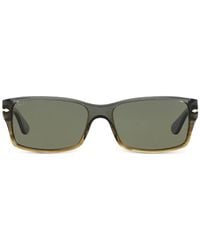 Persol - Zonnebril Met Rechthoekig Montuur - Lyst