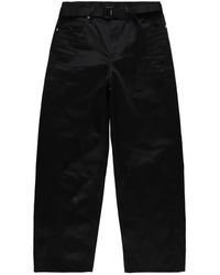 Sacai - Belted Chino Trousers - Lyst