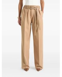 Manière De Voir - Pascale Twin-Belt Tailored Trousers - Lyst