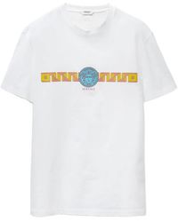 Versace - T-Shirt Imprimé Slim En Jersey De Coton - Lyst