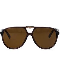 Longchamp - Bamboo Pilot-Frame Sunglasses - Lyst