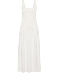 Rebecca Vallance - Kristen Midi Square Neck Dress - Lyst