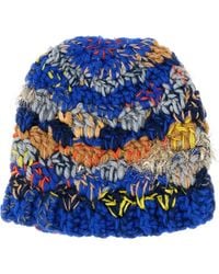 Exquisite J - Striped Wool Beanie - Lyst