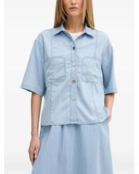 MARC AUREL - Button-Up Short-Sleeve Shirt - Lyst