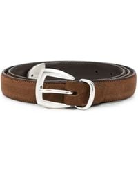 Eraldo - Suede Buckle-Fastening Belt - Lyst