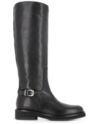 Sartore - Bottes En Cuir À Boucles - Lyst