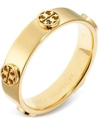Tory Burch - Miller Logo-Plaque Ring - Lyst