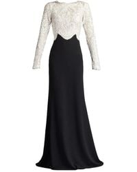 Tadashi Shoji - Long-Sleeve Lace Maxi Dress - Lyst