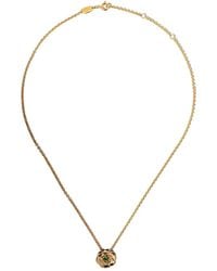 Aurelie Bidermann - 18Kt Tsavorite Bouquet Pendant Necklace - Lyst