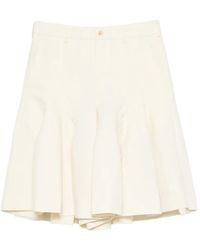 Comme des Garçons - Pleated Flared Midi Skirt - Lyst