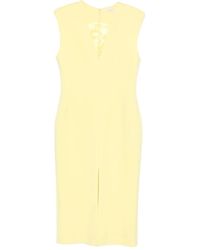 Givenchy - Robe Fendue À Col V - Lyst