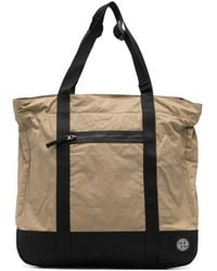 Stone Island - Shopper Mit Logo-Patch - Lyst