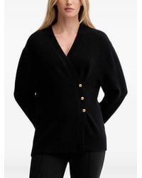 Isabelle Blanche - Button-Up V-Neck Cardigan - Lyst