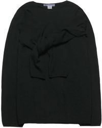 Comme des Garçons - Pull À Manches Superposées Et Col Rond - Lyst