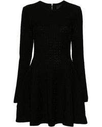 Givenchy - Vestido corto con motivo 4G en jacquard - Lyst