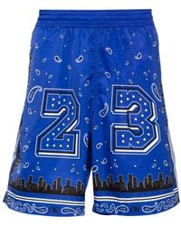 Off-White c/o Virgil Abloh - Bandana Swim Shorts - Lyst