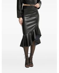 Guess - Midi-Rok Met Ruches - Lyst