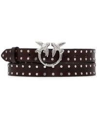 Pinko - Love Birds Stud-Embellished Belt - Lyst
