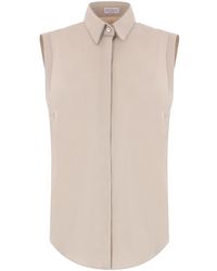 Brunello Cucinelli - ポプリン シャツ - Lyst