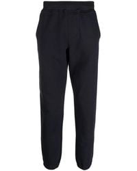C.P. Company - Cotton Embroidered-Logo Track Pants - Lyst