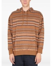 Universal Works - Sudadera A Rayas Con Capucha - Lyst
