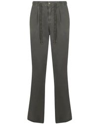 Fedeli - Drawstring Wide-Leg Trousers - Lyst