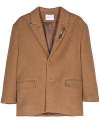 Blumarine - Abrigo con pin Bijoux - Lyst
