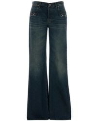 Gucci - Horsebit Bootcut Flared Jeans - Lyst