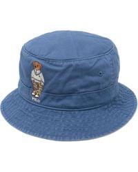Polo Ralph Lauren - Polo Bear Cotton Bucket Hat - Lyst