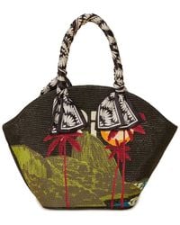 FARM Rio - Floral-embroidered Tote Bag - Lyst