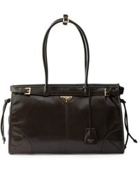 Prada - Bonnie Large Leather Handbag - Lyst
