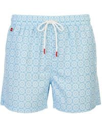 Kiton - Floral-Print Swim Shorts - Lyst